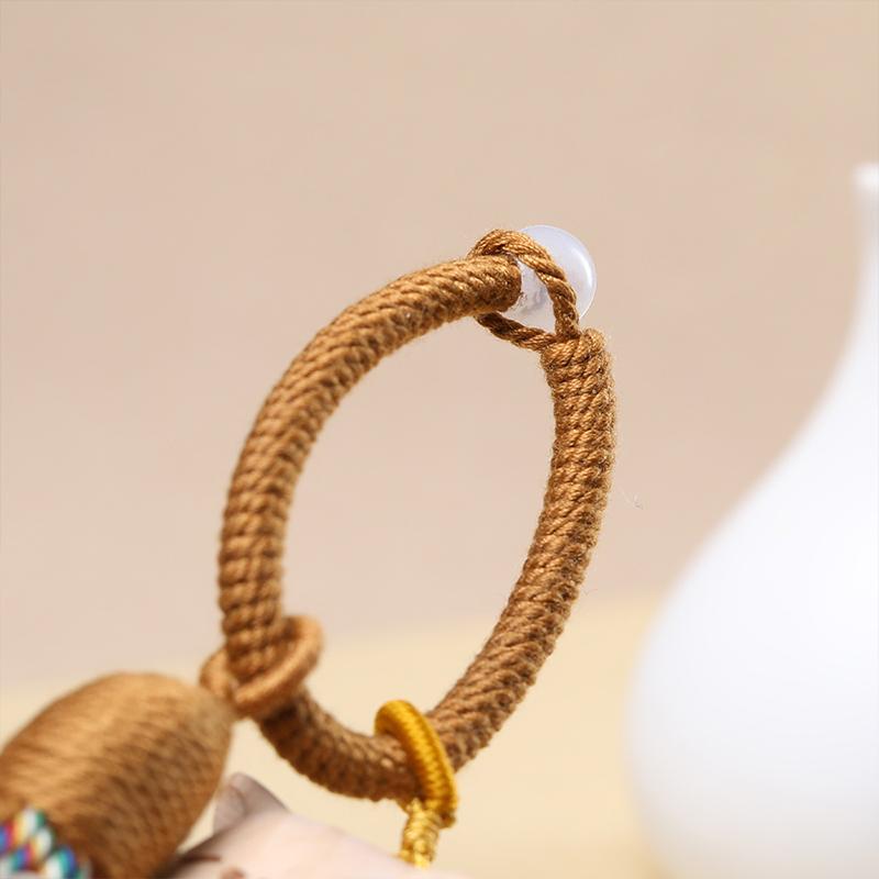 1PC Fortune Cat Pendant Bags Handmade Wooden Gifts Animal Pet Lovers Window Hanging Decoration Car Keys Wood Art Cute Phones