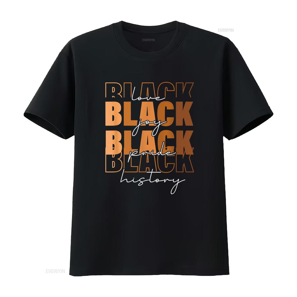 Black Women History Month Retro T Shirt vintage Washed homme Breathable Comfortable Stylish Stretched streetwear Slightly