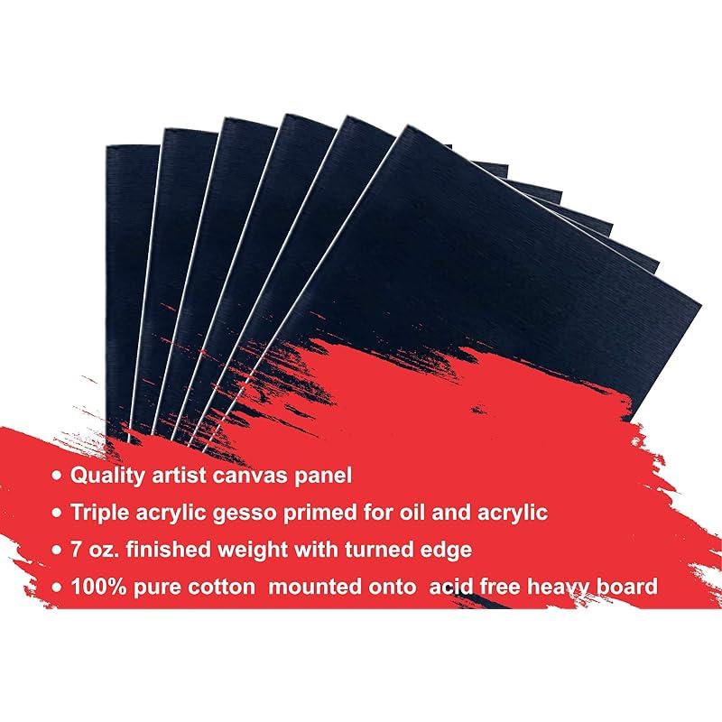 

Variety Canvas Fine Grain 100% Cotton Canvas 7Oz Primed Board (Black, 18X18 [Pack Of 1]) 18181 чёрный