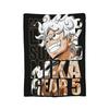 Luffy Gear 5 Flannel Throw Blankets  Blanket for Home Bedroom Soft Bedspread,
