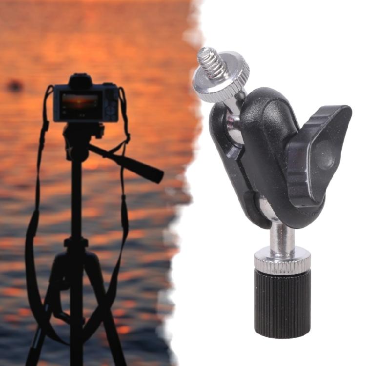 1/4 Zoll Außengewinde auf Innengewinde Schraubadapter Doppelkopf für DSLR-Kamera Mikrofonbefestigungszubehör