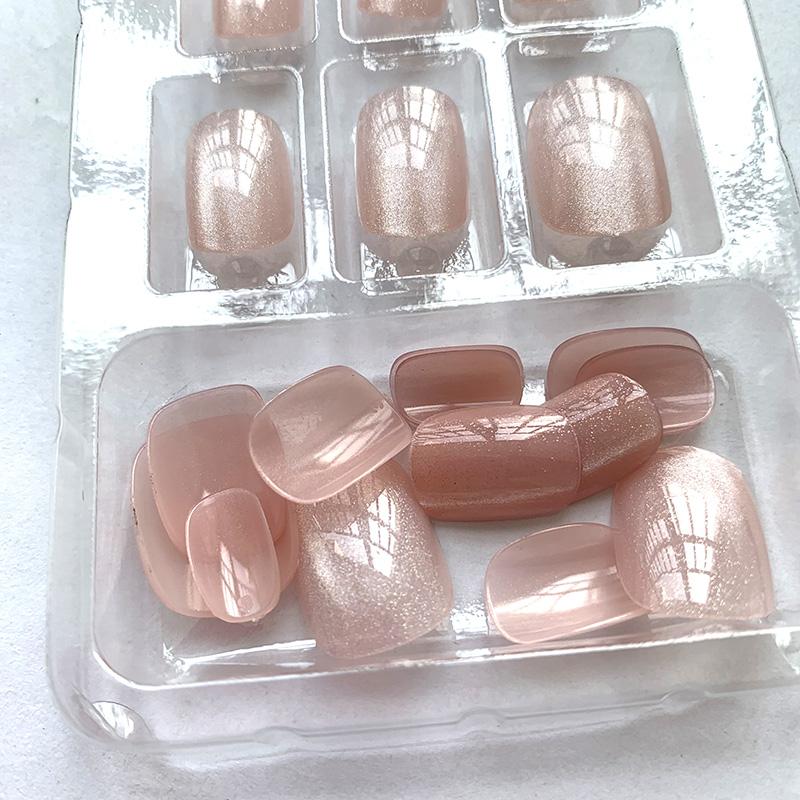 24 pcs/set Press on Nails Long Red Star Nail Girls Sexy Nail DIY Bridal Tip Daily Reusable Sexy Fake Nails Art For Women Decoration