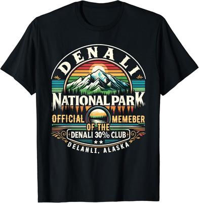 Denali 30 Maglietta del Club Souvenir del Parco Nazionale dell'Alaska Regalo Maglietta Unisex