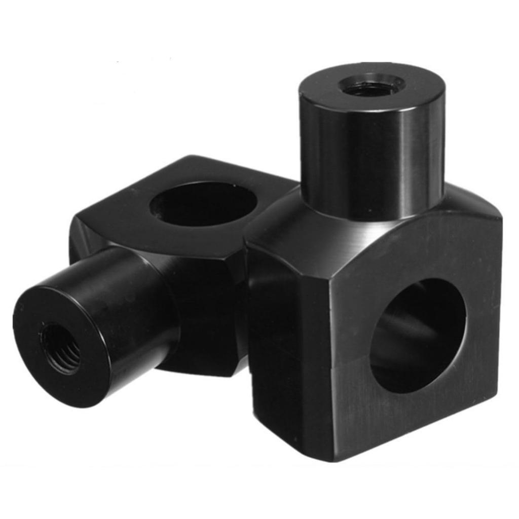 GRmkt Steering Wheel Post Handle Riser for Motorcycle American Motorcycle Steed Dragster Harley Chopper Black 25mm