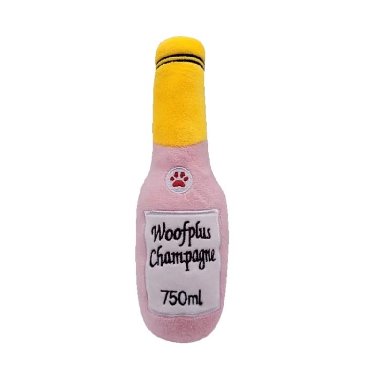 Pet Squeaky Toy Interactive Stuffed Bottle Shape Toy Interactive Dogs Chew Toy