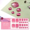 Foot Nail Three-dimensional Sticker 3D Imitation Drill Foot Nail Nail Patch Waterproof Foot Nail Sticker Full Sticker