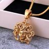European Retro Stainless Steel Men's Sasha Pendant Necklace