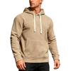 Men's Pullover Hoodie, Color, Casual Loose Fit, Warm Fall Winter Sweatshirt
