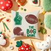 Super Bowl Cushion Cover Soft Short Plush DoubleSided Printing Home Decor Machine Washable Pillow Case Gift