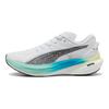 Puma Deviate Nitro 3 Versátil Confortável Durável Respirável Tênis de Corrida de Cano Baixo Masculino tênis Branco 309707-29