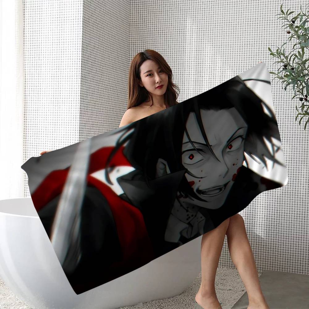 Anime Bungo Stray Dogs Popular Microfiber Printed Beach Towel Mountain Climbing Yoga Beach Swimming Running Absorbent Soft
