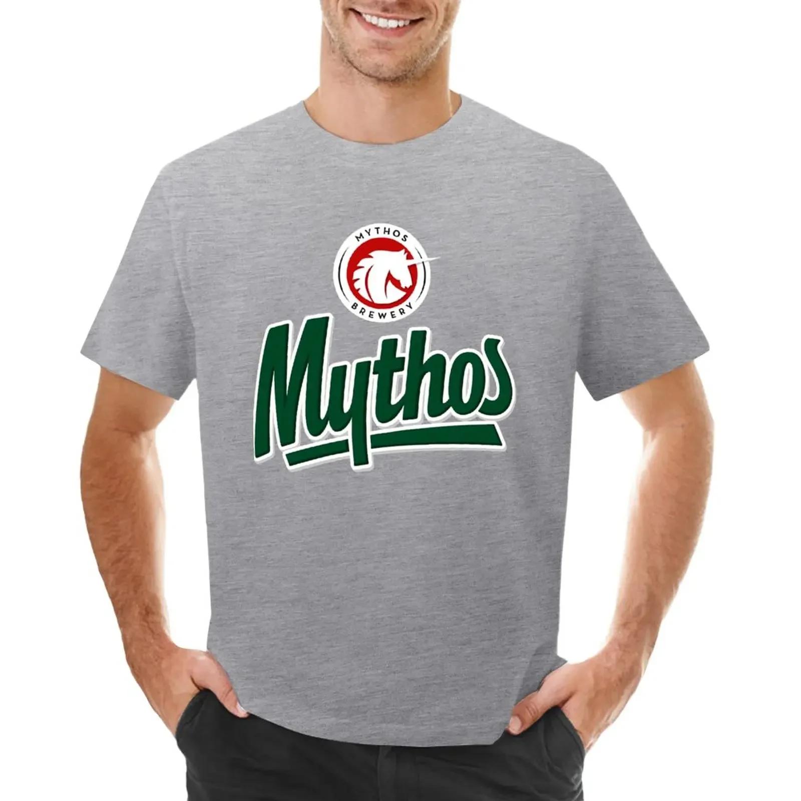 

Mythosbeer Базовая футболка корейская мода новое издание Футболка с коротким рукавом мужские футболки для тренировок S