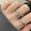 Romantic Niche Design Sense Of Roses And Thorns, Open Ring, High-End Sense, Slightly Inlaid Zircon, Girlfriends Stacking Rings