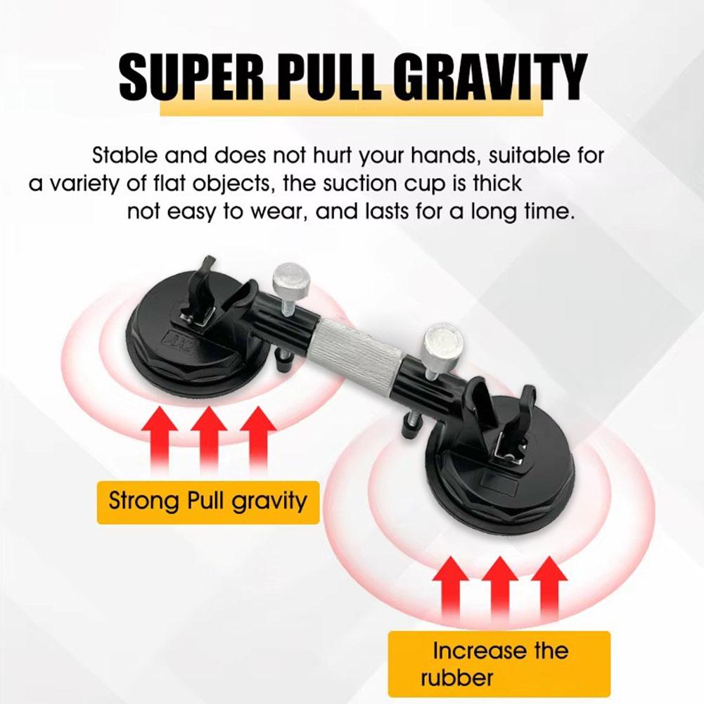 Suction Cups Heavy Duty Aluminum Vacuum Plate Handle Glass Holder Hooks To Lift Large Glass Tile Lifter Moving Dent Puller
