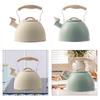 3L Stainless Steel Whistling Tea Kettle Water Boiler Large Capacity Water Kettle for Dorm Outdoor Camping Household Apartment