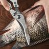 Kjøkkensaks Kyllingbein Kjøkkensaks Multifunksjonell rustfritt stål Fish Duck Cutter Saks Scale Cook Saks Kniv