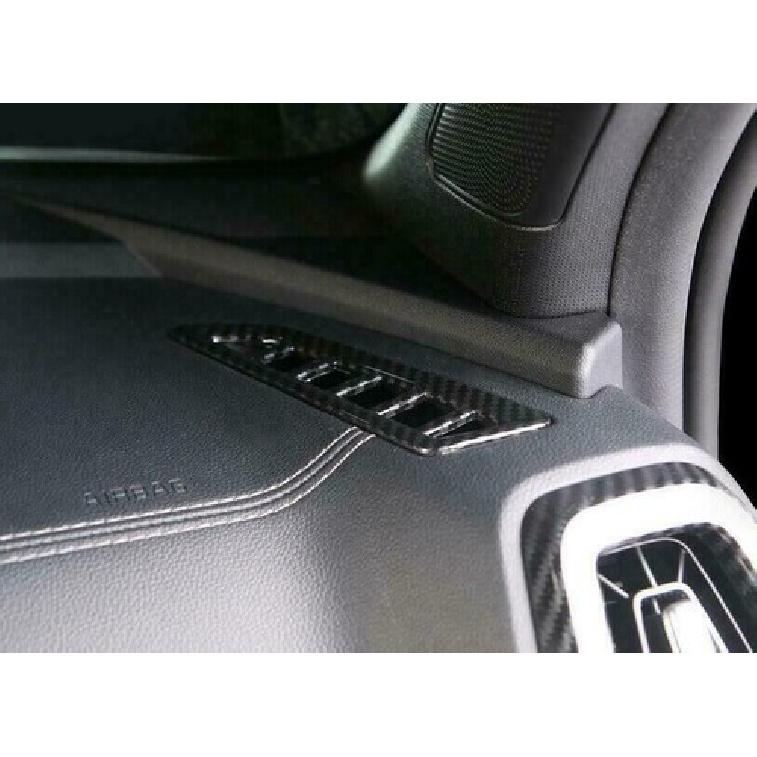 For KIA Sorento 2021-2024 Carbon Fiber Dashboard Air Outlet Vent Cover Trim