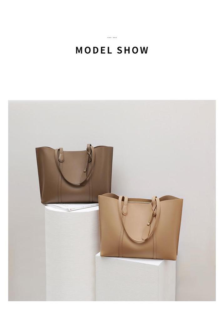 Women's Genuine Leather Large Capacity Summer Tote Bag