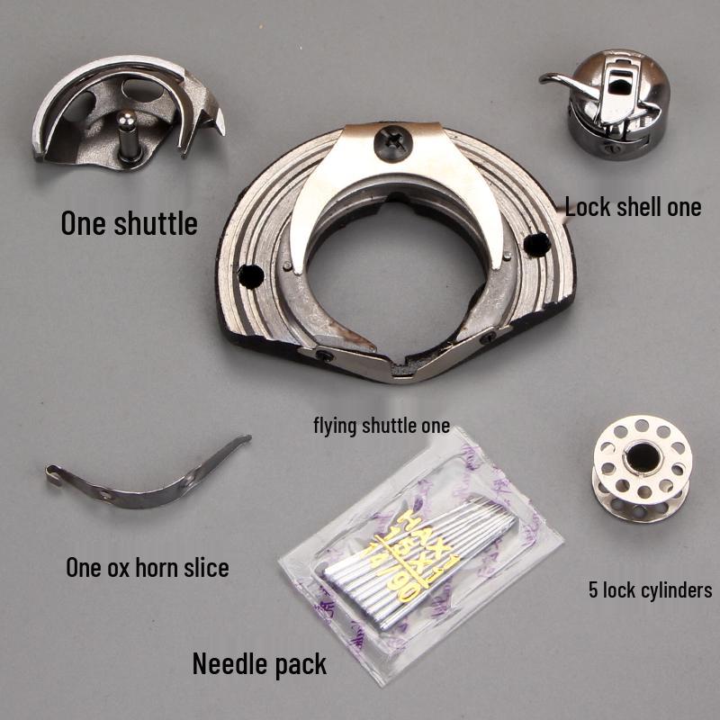 Vintage Butterfly Sewing Machine Accessory Set: Includes Foot Pedal, Bobbin Case, Belt.