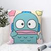 Hangyodon LOVE Cartoon Pillowcase Soft Polyester Cushion Cover Decorations Cute Kawaii Pillow Case Cover Home Square 18"