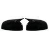 For Skoda Fabia 2008-2014 car side mirror cover cap protective shell glossy black carbon fiber look