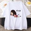 Azumanga Daioh Ayumu Kasuga Tshirts Women Fly Enjoy Happy Time T-shirts 100% Cotton Cartoon T Shirts Summer Originality Harajuku Unisex T-shirt