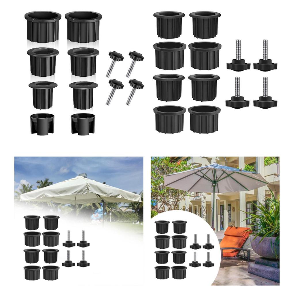 12x Umbrella Base Stand Hole Ring Plug Versatile for Beach Backyard Outdoor