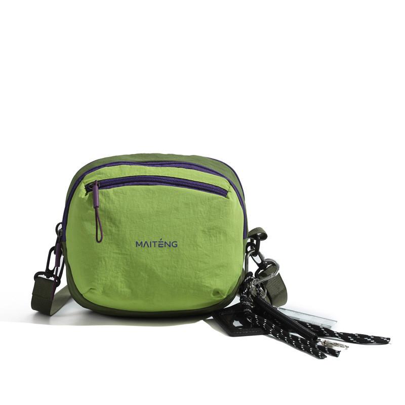 Nylon Crossbody Bag For Women With Multiple Layers And Zipper Closure For Daily Casual Use
