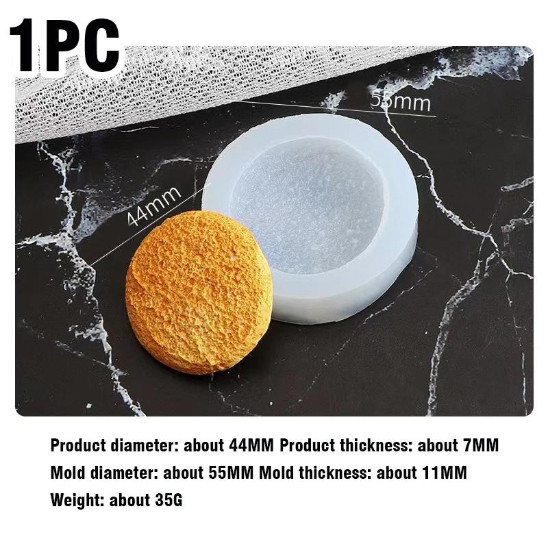 Stampo in Silicone per Biscotti Fai da Te Stampo Circolare per Ciambelle Stampo in Resina Strumenti per Decorare Biscotti al Cioccolato Stampini per Pasticceria Candele Decorazione Torta
