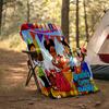 Personalized Custom Name Blanket - Gracies Corner Print Design,Blanket for Sofa,Bed,Travel,Camping - Soft and Warm, Great Gift