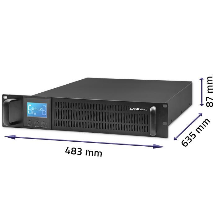 Uninterruptible power supply UPS RACK, 2kVA