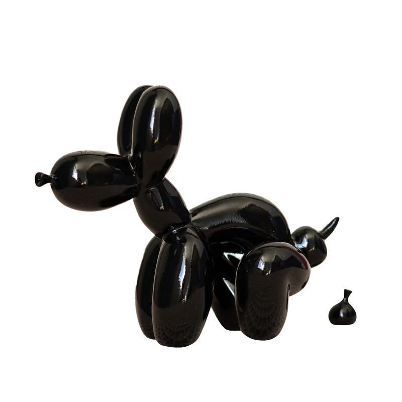 Latest Poop Balloon Dog Ornaments Living Room Wine Cabinet Home Use Decoration Tabletop Entrance Window Opening Resin Crafts