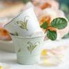Fashion Flower Ceramic Plates Afternoon Tea Fruit Dessert Plate Delicious Dishes Bowls Plate Sets Exquisite Household Tableware
