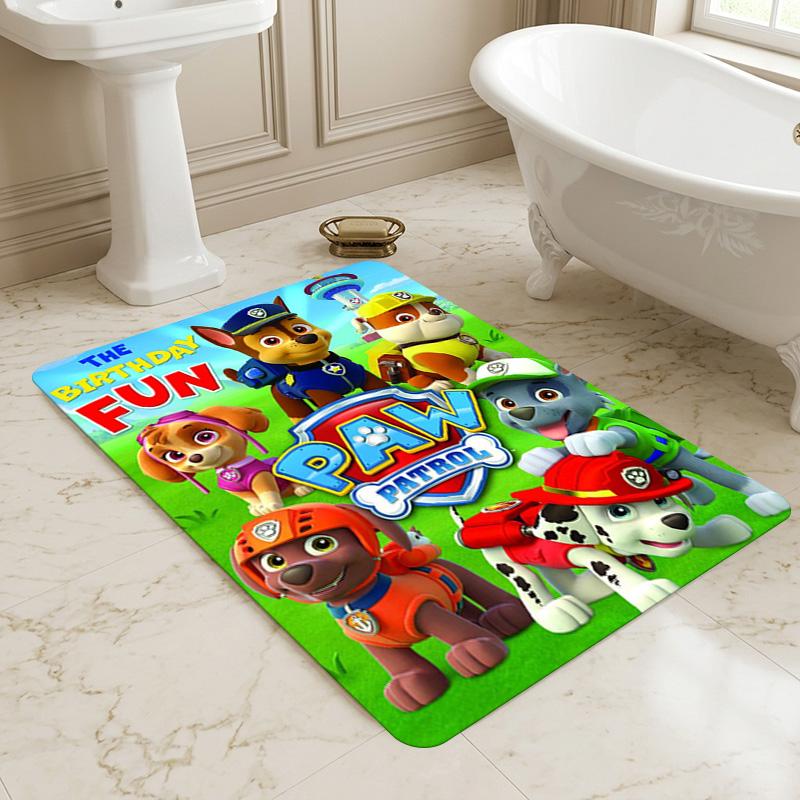 Paw Patrol Birthday Fun Living Room Nonslip Area Rug Soft Carpet For Bedroom Game Playroom Sofa Office Home Decor Doormat Christmas Gift C926374