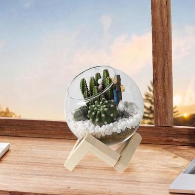 Vaso Fioriera in Vetro Testa Fioriera Bonsai Piccolo per Balcone Cortile Giardino