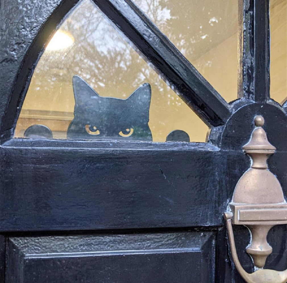 Kaimed Cat Welcome Plate Garden Object Cat Gardening Object Cute Gardening Ornament Miscellaneous Cat Gardening Goods Plate Interior Gardening