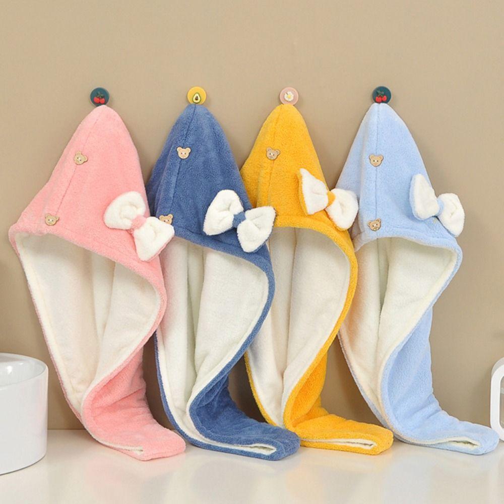 

Банные шапочки бант быстросохнущее полотенце для волос сухая шапочка для душа полотенце мягкие полотенца из микрофибры для женщин