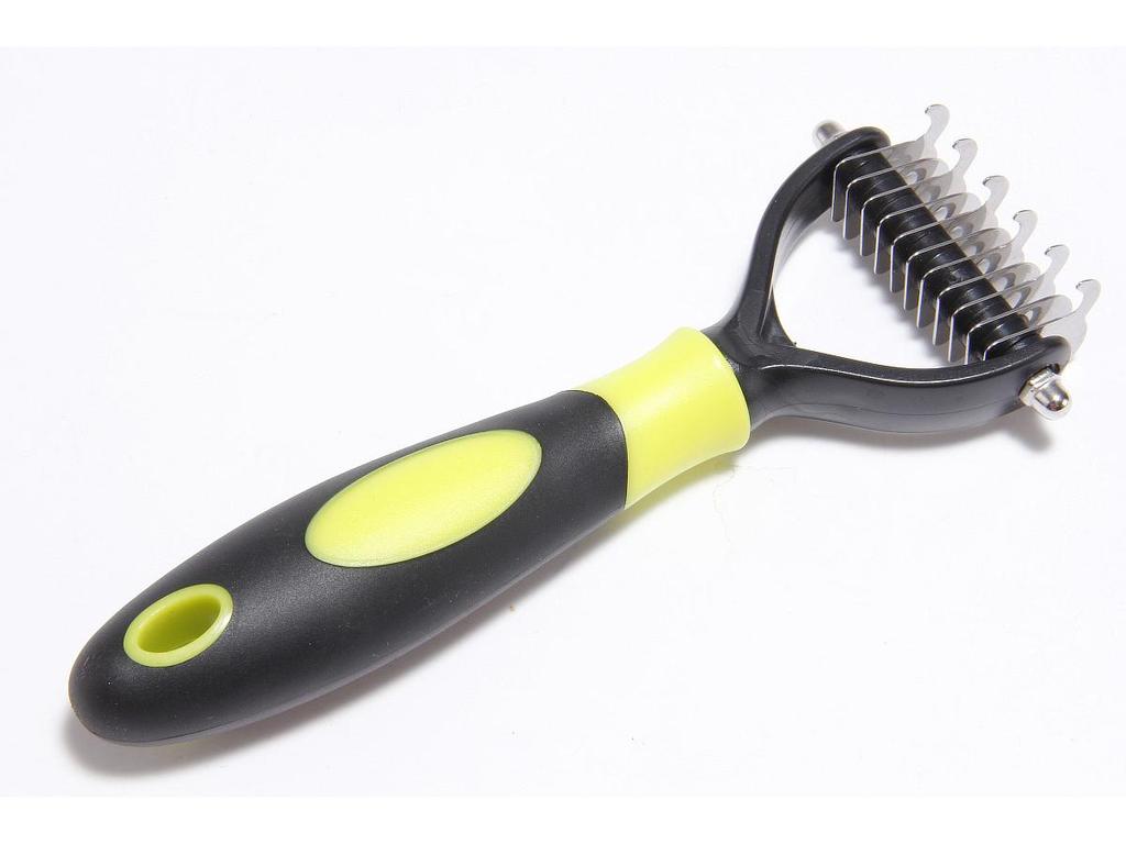 Double-Sided Detangling Comb for Dogs - Quickly Removes Loose Hair, Cleans, and Desheds.