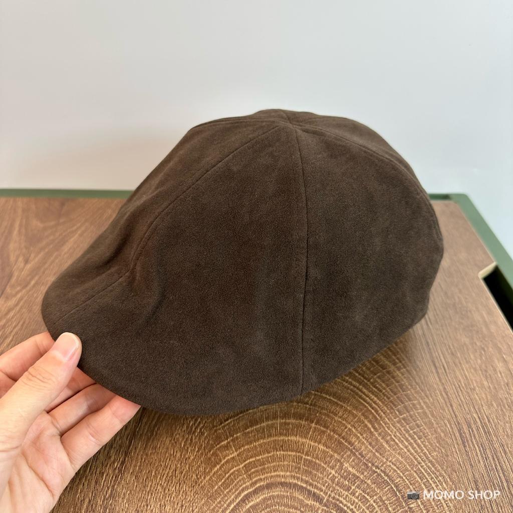 High Quality Forward Hat American Retro Big Head Circumference Hat Season Suede Japanese Beret Women'S Cap