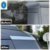 Auto A C Pillar Window Posts Panel Sequ Cover Trim ABS Chrome Accessories For Toyota Land Cruiser Prado 250 LC250 2024 2025