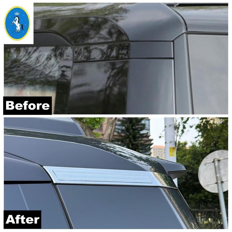 Auto A C Pillar Window Posts Panel Sequ Cover Trim ABS Chrome Accessories For Toyota Land Cruiser Prado 250 LC250 2024 2025