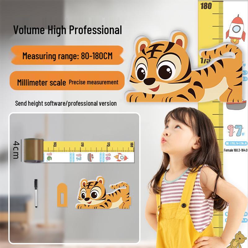 3D Giraffe EVA Magnetic Height Chart for Children's Room