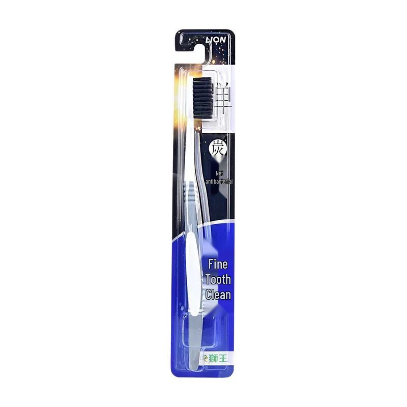 Lion Fine Tooth Clean Elastic Charcoal Toothbrush