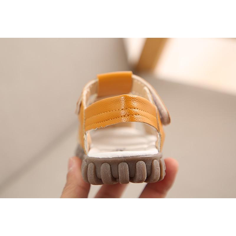 Summer Kids Closed-Toe Casual Sandals, Toddler Little Boys Girls Breathable Beach Shoes
