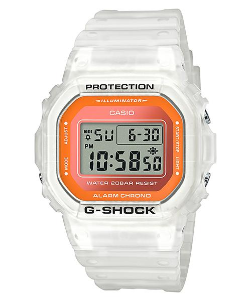 

Casio G-SHOCK Men s Resin 200M Water Resistant Shock Resistant Alarm Quartz Watch DW-5600LS-7 белый