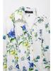 Summer European & American Women's Casual Floral Print Shirt - Street Fashion Style 