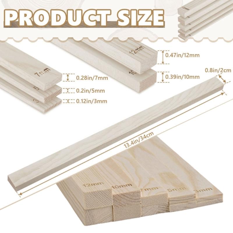 10/20 Pcs Pottery Teaching Rolling Mud Stick Guide 5/10 Size Rolling Pin Guides Sticks Set Clay Depth Guide Pottery Tool