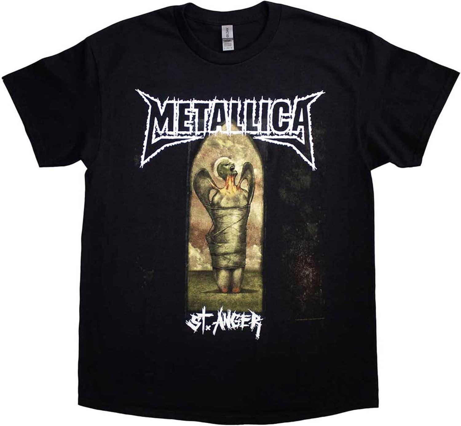 Metallica St Anger Angel T Shirt Size M Black S