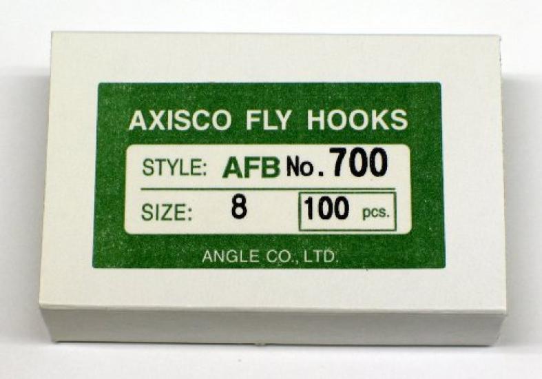 AXISCO Fly Hooks (100-Pack) AFB 700-#8 Fishing Hooks
