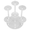 Cupcake Stand 7 Tier Exquisite Elegant Acrylic Display Riser for Dessert Jewelry Cosmetics